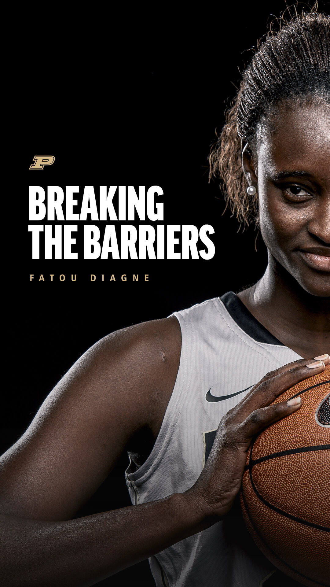 Fatou Diagne Purdue Basketball FanWord Instagram Story Graphic